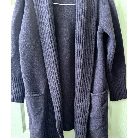 Pure Wool Womens Sweater Small Medium Vintage Purple Kerry Traditions Chunky - Picture 2 of 11